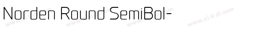 Norden Round SemiBol字体转换 Norden Round SemiBol字体转换